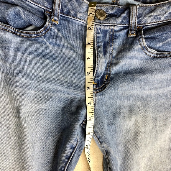 American Eagle Outfitters Jegging Long Jeans Sz 8 - Picture 3 of 5